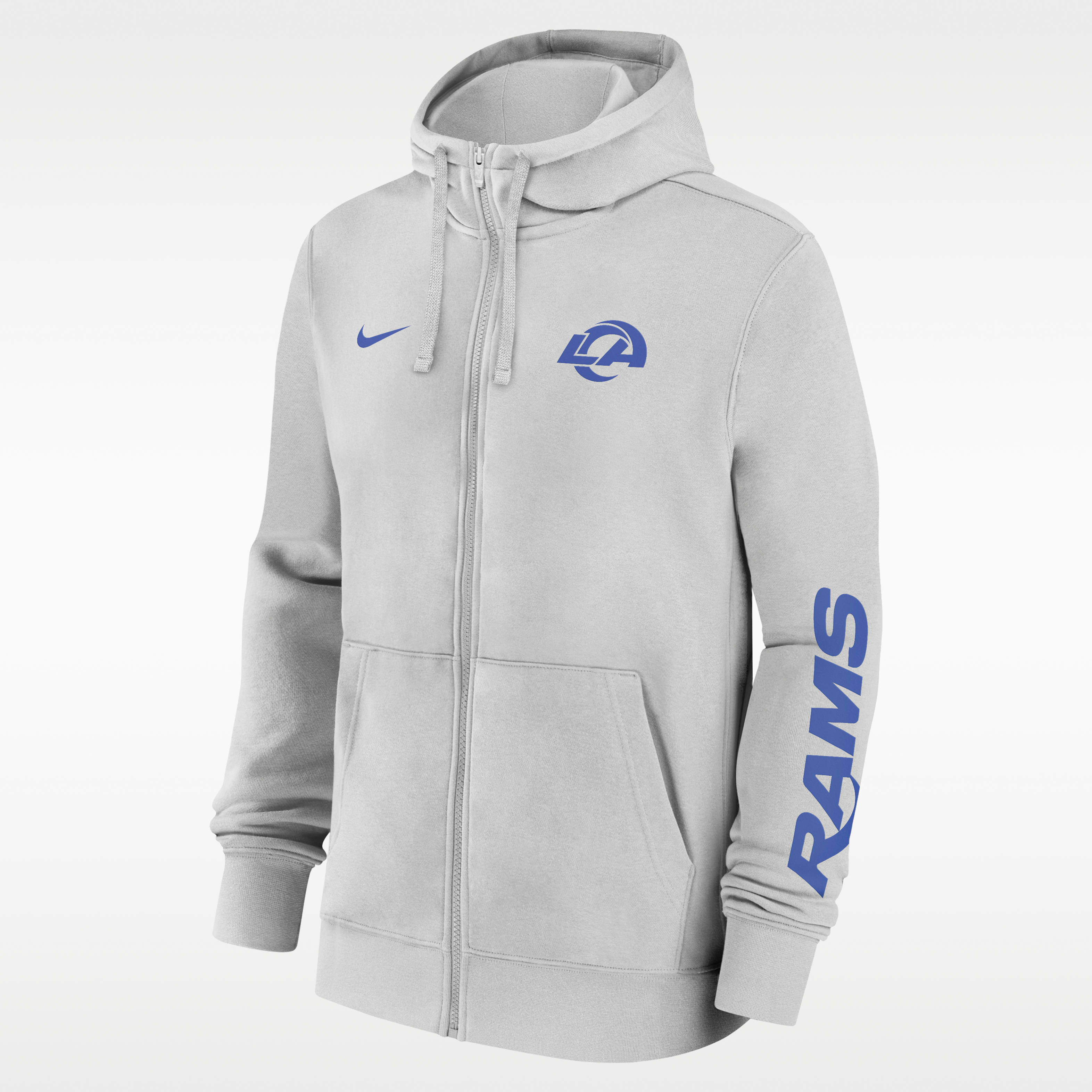 Nike Los Angeles Rams Club Men's Nike NFL Full-Zip Hoodie | The Summit